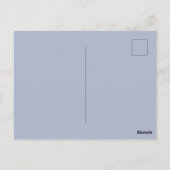 Jacksons Kameleon met Hibiscus  Briefkaart (Achterkant)