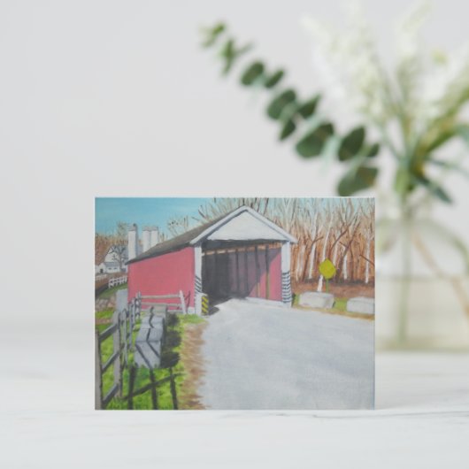 Jackson's Mill Bridge - Lancaster Briefkaart (Staand voorkant)