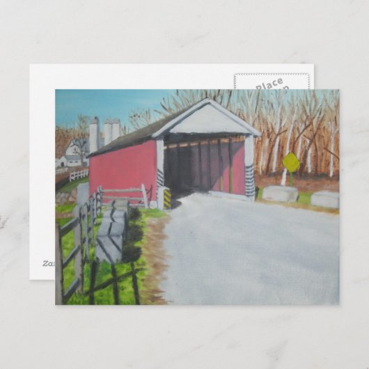 Jackson's Mill Bridge - Lancaster Briefkaart (Voorkant / Achterkant)