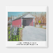 Jacksons Mill Bridge Lancaster. Magneet (Voorkant)