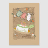 Jackson's verjaardag magnetische uitnodiging (Voorkant)