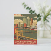 Jacksonville, Atlantische kust, reizen Briefkaart (Staand voorkant)