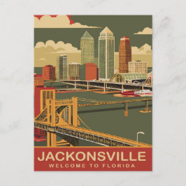 Jacksonville, Atlantische kust, Reizen Briefkaart