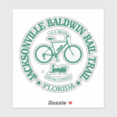 Jacksonville Baldwin Rail Trail (fietsen) Sticker (Vel)