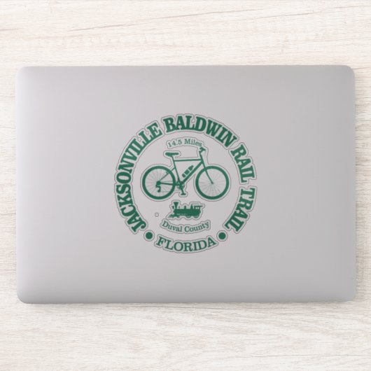 Jacksonville Baldwin Rail Trail (fietsen) Sticker (Computer)