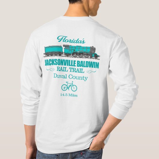 Jacksonville Baldwin Rail Trail (RT2) T-shirt (Achterkant)