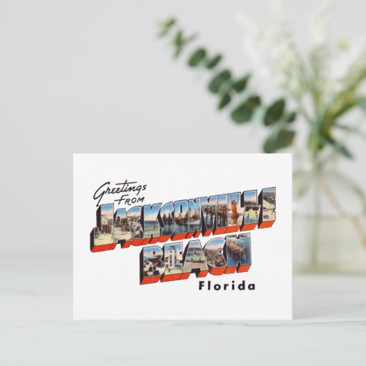 Jacksonville Beach FL 1 Briefkaart (Staand voorkant)