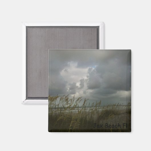 Jacksonville Beach FL magneet (Voorkant / Achterkant)