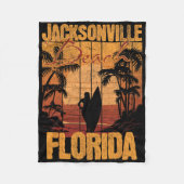 Jacksonville Beach  Fleece Deken (Voorkant)