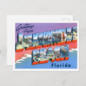 Jacksonville Beach, Florida  Big Letters Briefkaart (Voorkant / Achterkant)