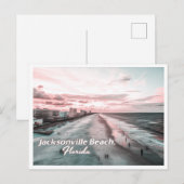 JACKSONVILLE BEACH FLORIDA BRIEFKAART (Voorkant / Achterkant)