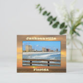 Jacksonville Beach, Florida Briefkaart (Staand voorkant)