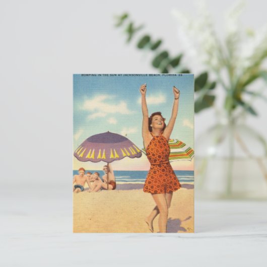 Jacksonville Beach, Florida Briefkaart (Staand voorkant)