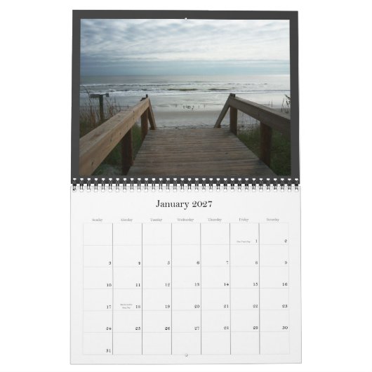 Jacksonville Beach, Florida - Calendar Kalender (Jan 2027)