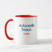 Jacksonville Beach Florida Coffee Mok (Links)