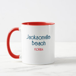 Jacksonville Beach Florida Coffee Mok