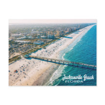 Jacksonville Beach, Florida luchtfoto uitzicht