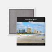 Jacksonville Beach, Florida Magneet (Voorkant / Achterkant)