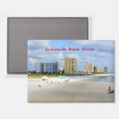 Jacksonville Beach Florida Magneet (Voorkant / Achterkant)