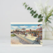  Jacksonville Beach Florida Post Card Briefkaart (Staand voorkant)