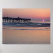 Jacksonville Beach, Florida Sunrise Poster (Voorkant)