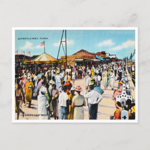  Jacksonville Beach, Florida Travel Briefkaart