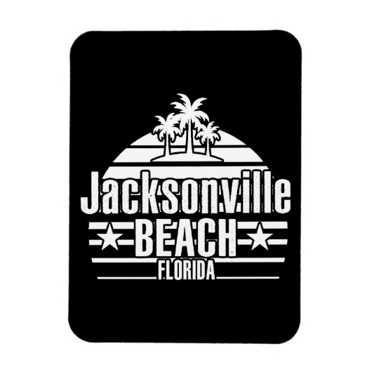 Jacksonville Beach Magneet (Verticaal)