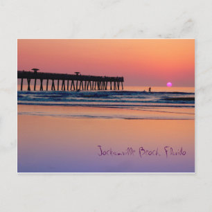 Jacksonville Beach, Sunrise Briefkaart