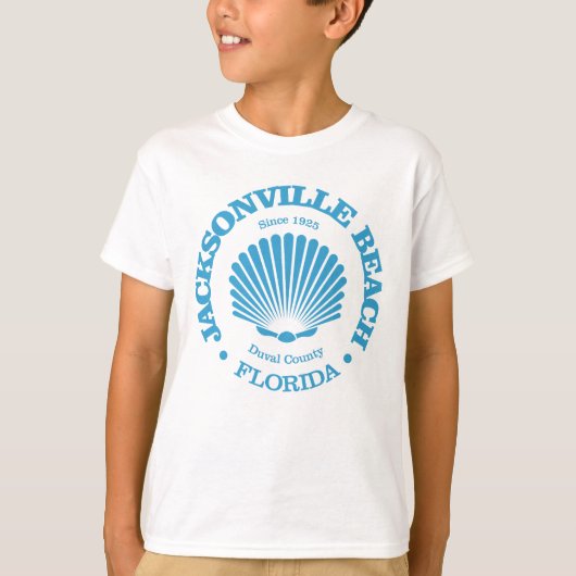 Jacksonville Beach (zeeschelp) T-shirt (Voorkant)