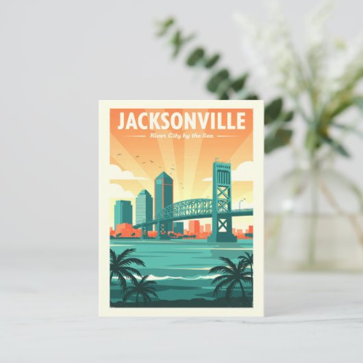  Jacksonville Briefkaart (Staand voorkant)