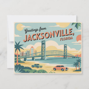  Jacksonville-Briefkaart   Groeten van Briefkaart