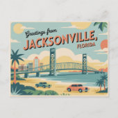  Jacksonville-Briefkaart | Groeten van Briefkaart (Voorkant)