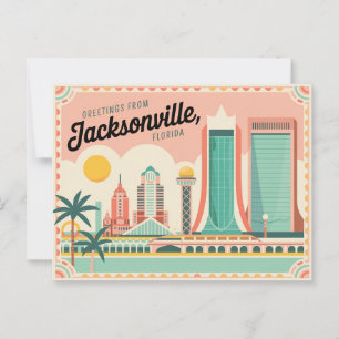  Jacksonville-Briefkaart   Groeten van Briefkaart