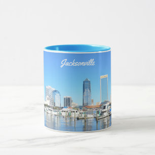 Jacksonville Cityscape, Florida, Verenigde Staten Mok