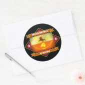 Jacksonville Diamond Ronde Sticker (Envelop)