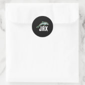 Jacksonville Dolfijnen Icon Ronde Sticker (Tas)