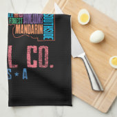 Jacksonville Duval County Florida Map USA Theedoek (Quarter Fold)