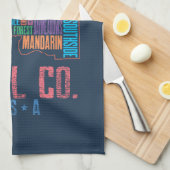 Jacksonville Duval County Florida Map USA Theedoek (Quarter Fold)