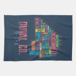 Jacksonville Duval County Florida Map USA Theedoek