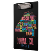 Jacksonville Duval County Florida Word Art Beaches Klembord (Links)