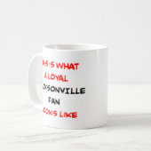 Jacksonville-fan, loyaal koffiemok (Voorkant links)