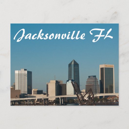 Jacksonville FL Briefkaart (Voorkant)