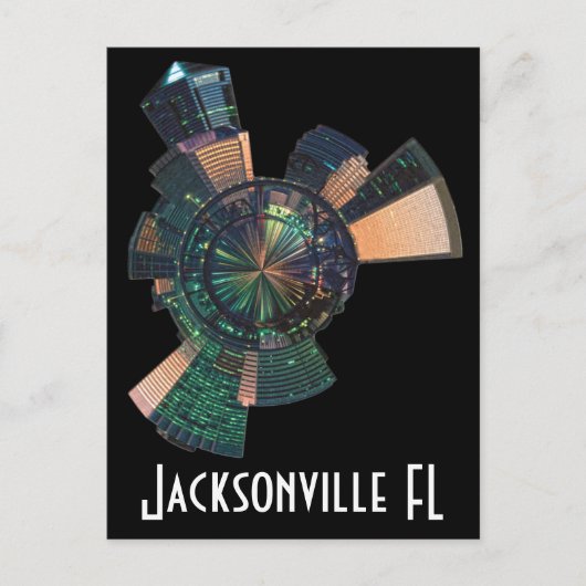 Jacksonville FL Briefkaart (Voorkant)