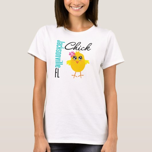 Jacksonville FL Chick T-shirt (Voorkant)