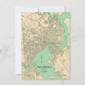 Jacksonville FL Kaart Verhuisbericht (Voorkant)