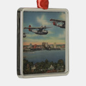 Jacksonville, FL - Navy Bombers over St. John's Metalen Ornament (Rechts)