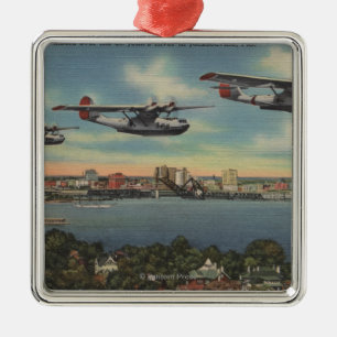 Jacksonville, FL - Navy Bombers over St. John's Metalen Ornament