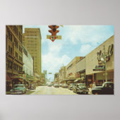 Jacksonville, FL street scène 1960 Poster (Voorkant)