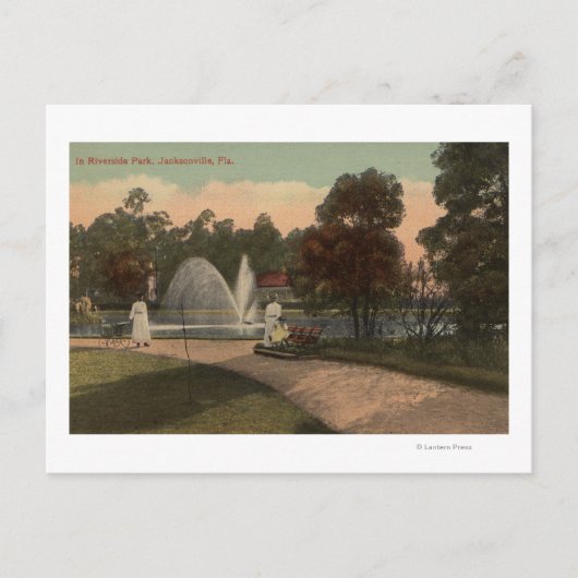 Jacksonville, FL - Uitzicht van Riverside Briefkaart (Voorkant)