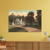 Jacksonville, FL - Uitzicht van Riverside Canvas Afdruk (Insitu (Woonkamer))